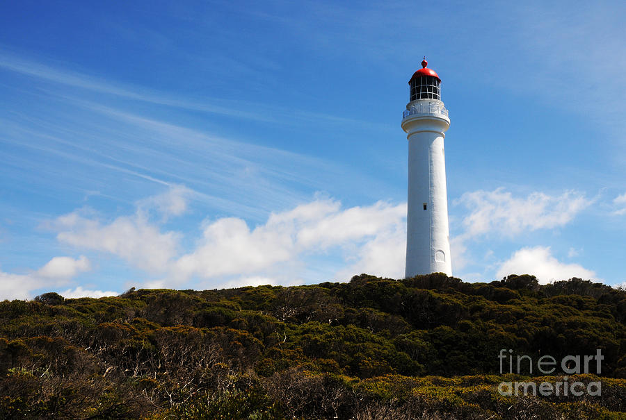 Lighthouse Photograph - Split Point Lighthouse Australia by Vivian Christopher