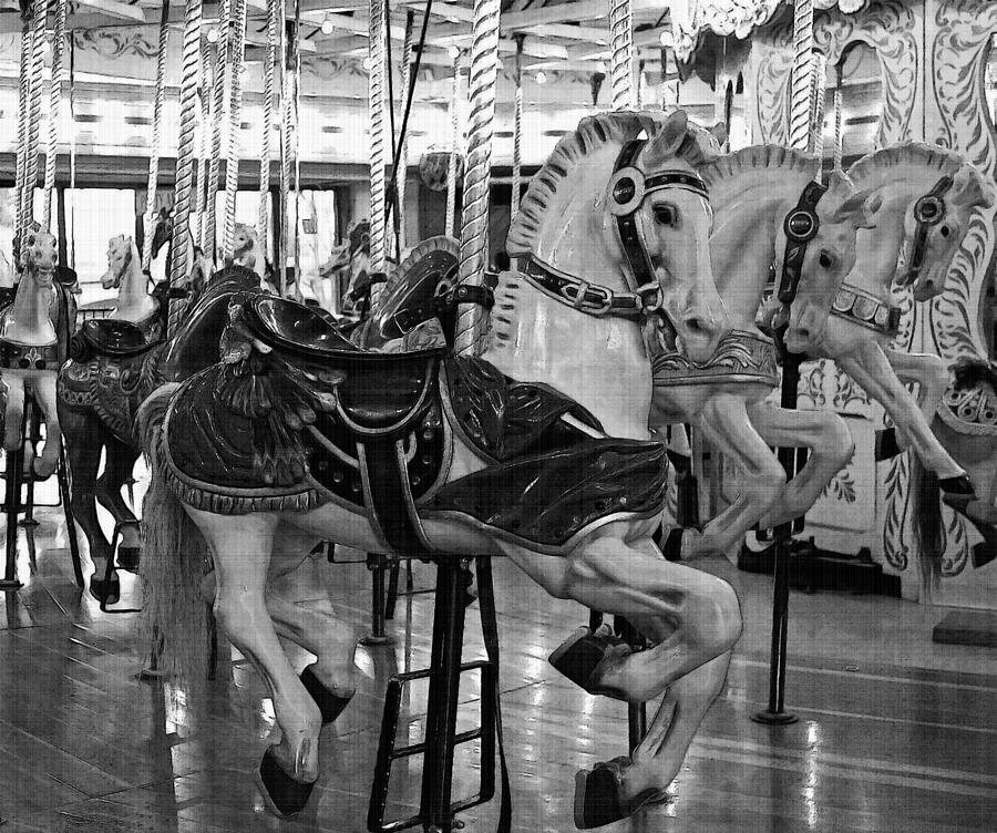 Spokane Carousel Photograph by Jani Freimann