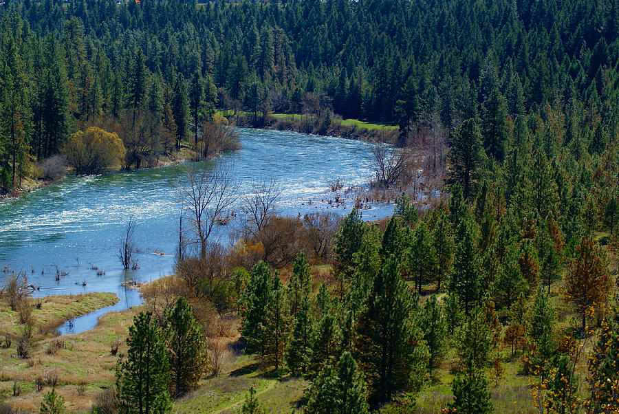 Spokane River Spring 2014 Photograph by Ben Upham III