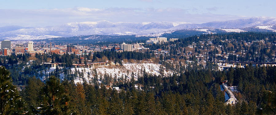 Spokane View 2-4-14 Photograph by Ben Upham III