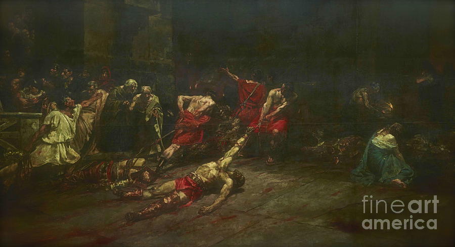 Inspirational Painting - Spoliarium  by Celestial Images
