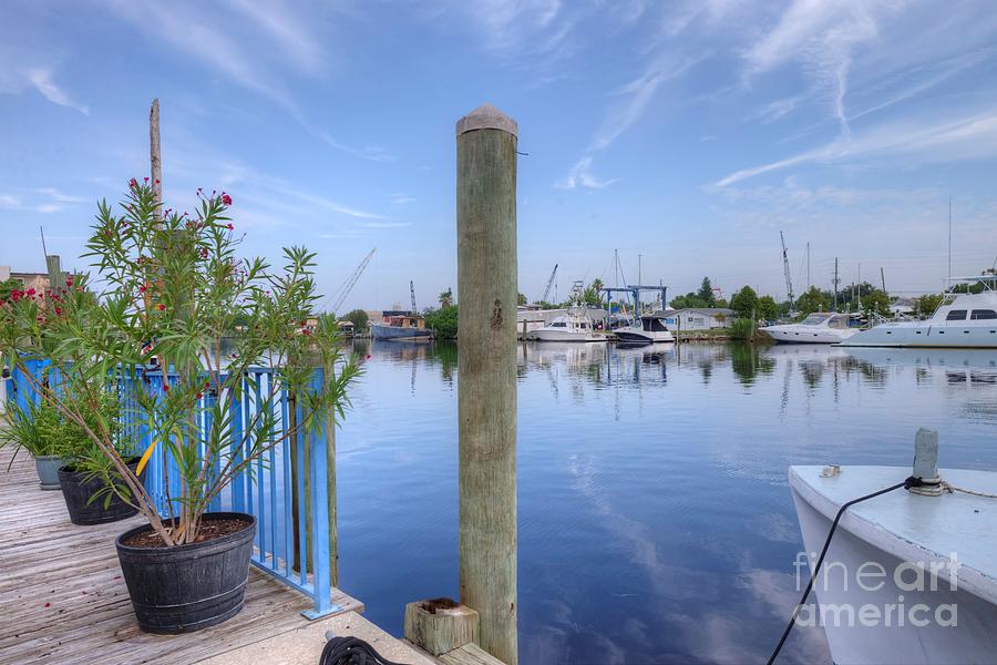 Landscape Photograph - Sponge Boat Docks 2  by L Wright