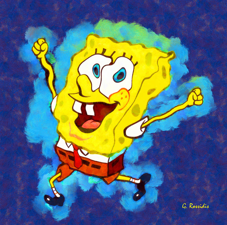 Sponge Bob Painting by Rossidis