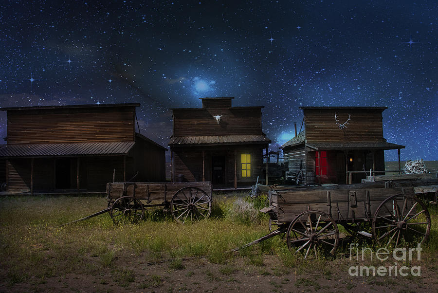 Spooky Ghost Town Photograph by Juli Scalzi