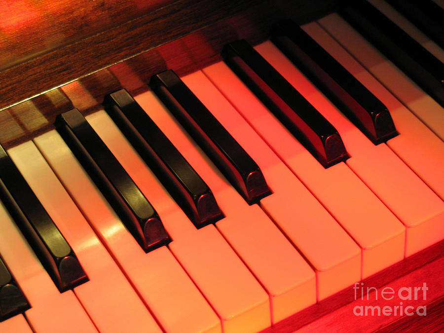 Spotlight On Piano Photograph