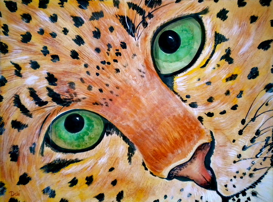 Animal Painting - Spotted by Debi Starr
