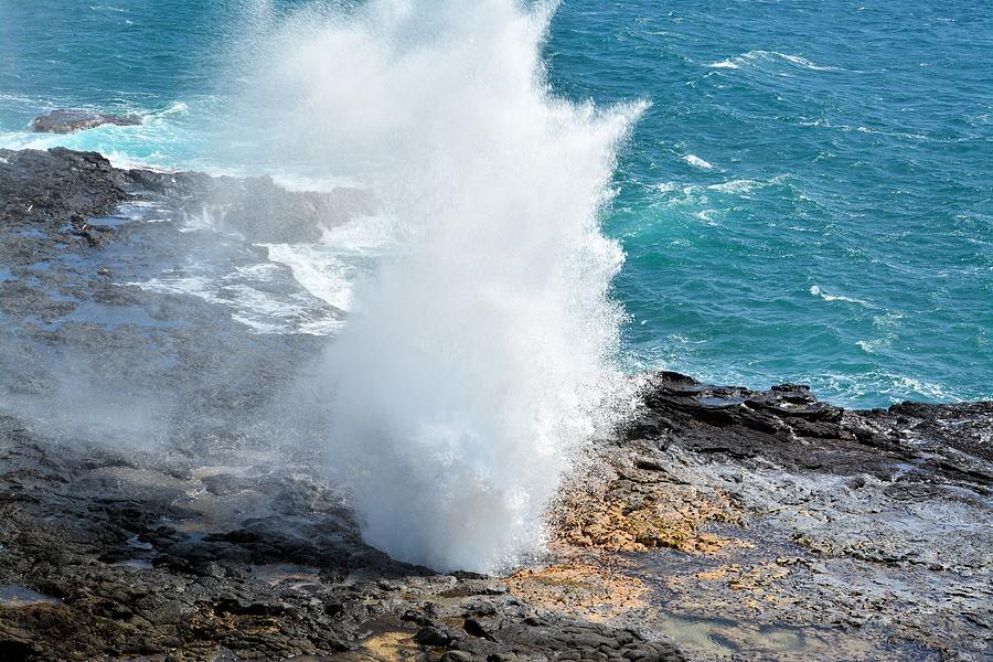 Spouting Horn in Kauai Photograph by P S - Fine Art America