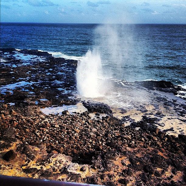 Spouting Horn Photograph by Nicole Beck