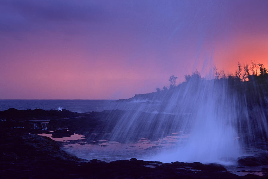 Spouting Horn Sprays Photograph by Morris McClung