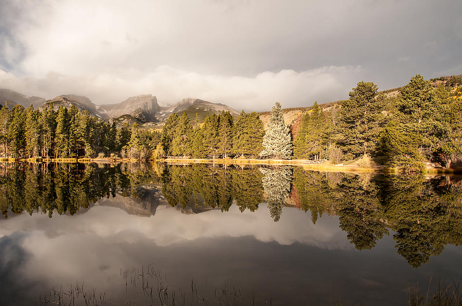 Sprague Lake Reflection Photograph by Lee Kirchhevel