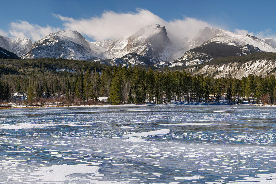 Sprague Lake Winter Photograph by Aaron Spong