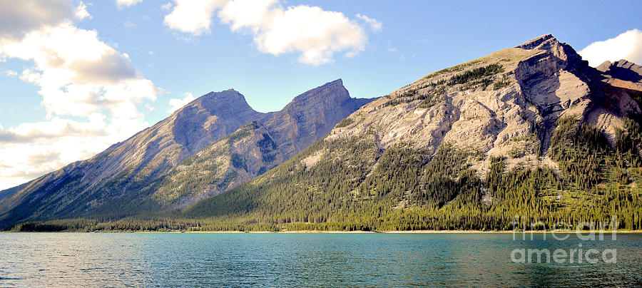 Spray Lake Mountains Photograph