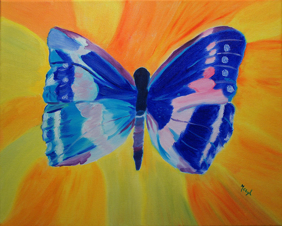 Spreading My Wings Painting by Meryl Goudey