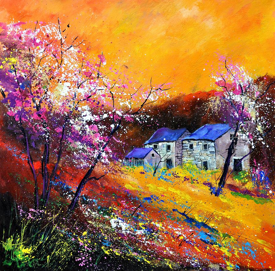 Landscape Painting - Spring 883111 by Pol Ledent