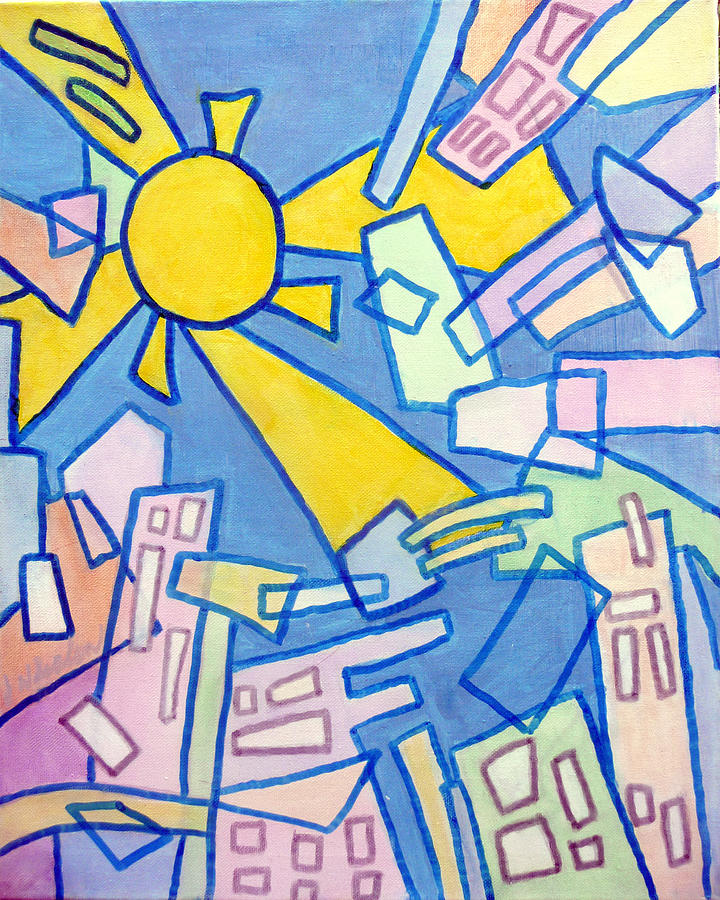 Summer In The City Mixed Media
