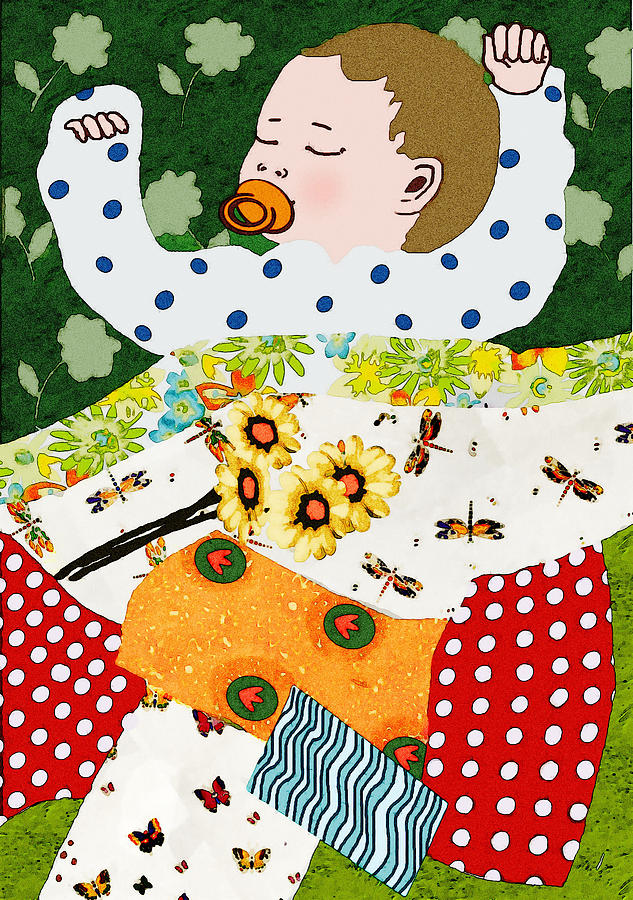 Spring Baby 2 Painting by Jann Paxton