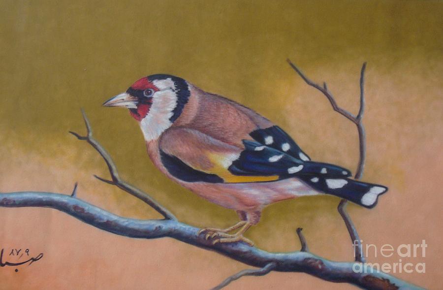 Fall Painting - Spring Bird by Saba Aghajan
