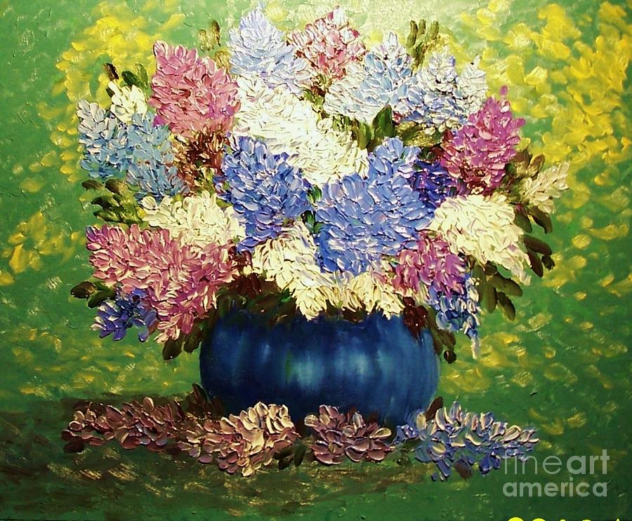 Spring Blossoms Painting by Peggy Miller