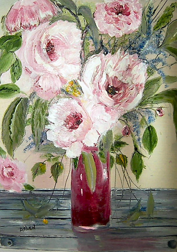 Spring Bouquet Painting by Arlen Avernian - Thorensen