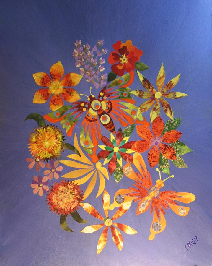 Flower Mixed Media - Spring Bouquet by Bob Craig
