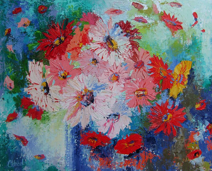 Spring Bouquet Painting by Chris Hobel