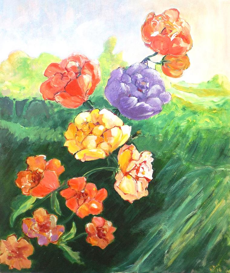 Spring Bouquet Painting by Gloria Dietz-Kiebron