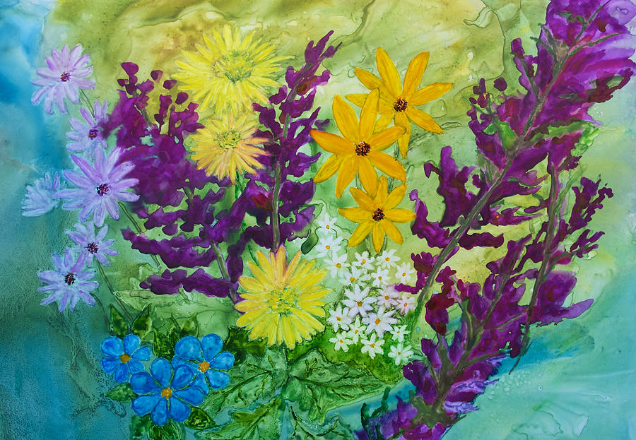 Spring Bouquet Painting by Patricia Beebe