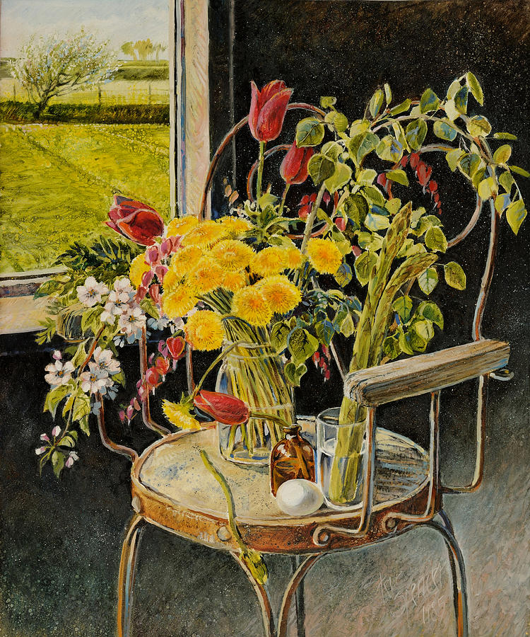 Spring Bouquet Painting by Steve Spencer
