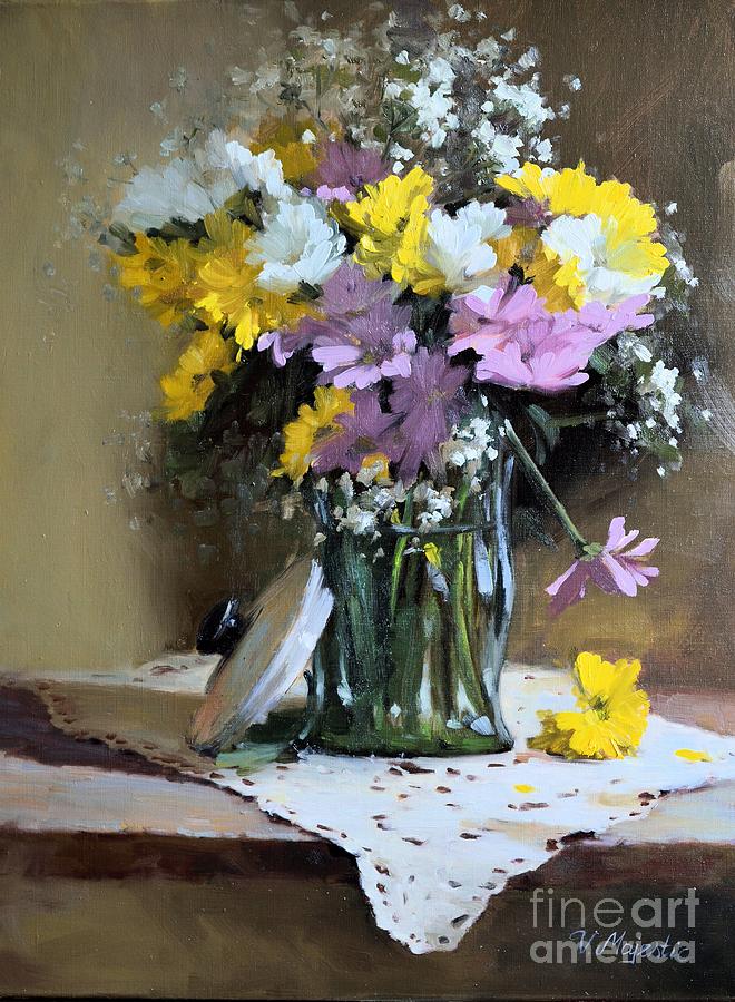 Spring Bouquet Painting by Viktoria K Majestic