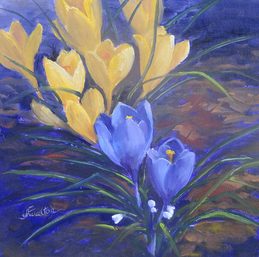 Spring Break Painting by Judy Fischer Walton