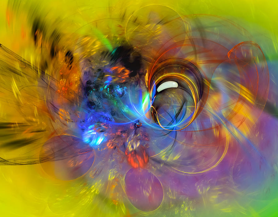 Spring Bubble - Abstract Art  Digital Art by Modern Abstract