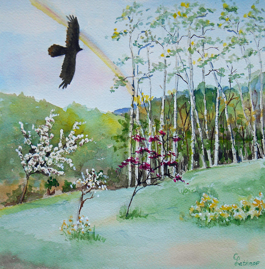 Spring Painting by Christine Lathrop