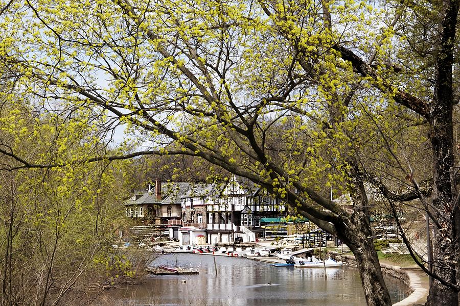 Spring Comes To Boathouse Row Photograph by Alice Gipson