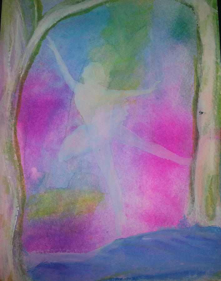 Spring Dance Painting by Kelly Dallas
