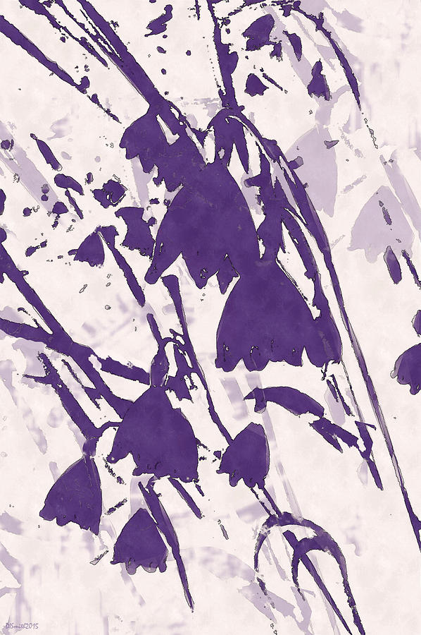 Spring Dream in Purple Digital Art by Deborah Smith