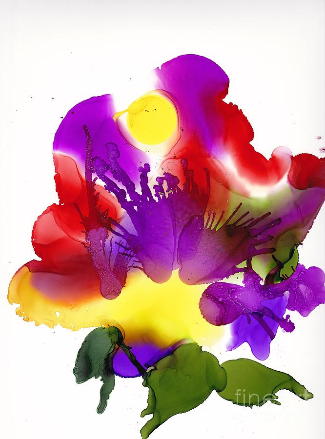 Abstract Painting - Spring Floral by Robert  ARTSYBOB Havens
