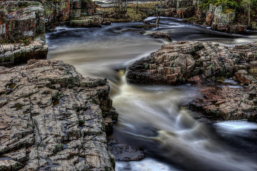Spring Flow Through the Dells Photograph by Dale Kauzlaric