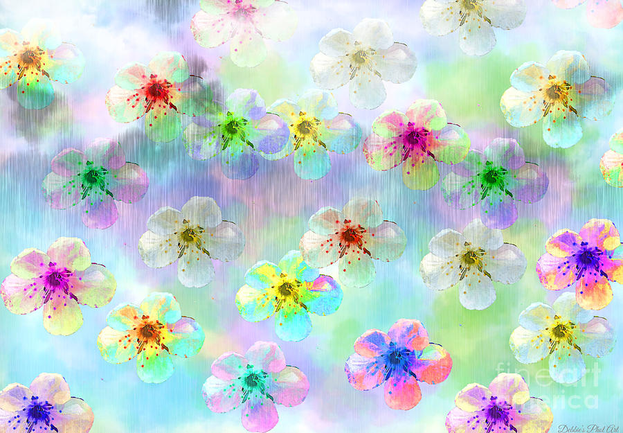 Spring Flowers Abstract 2 Photograph by Debbie Portwood