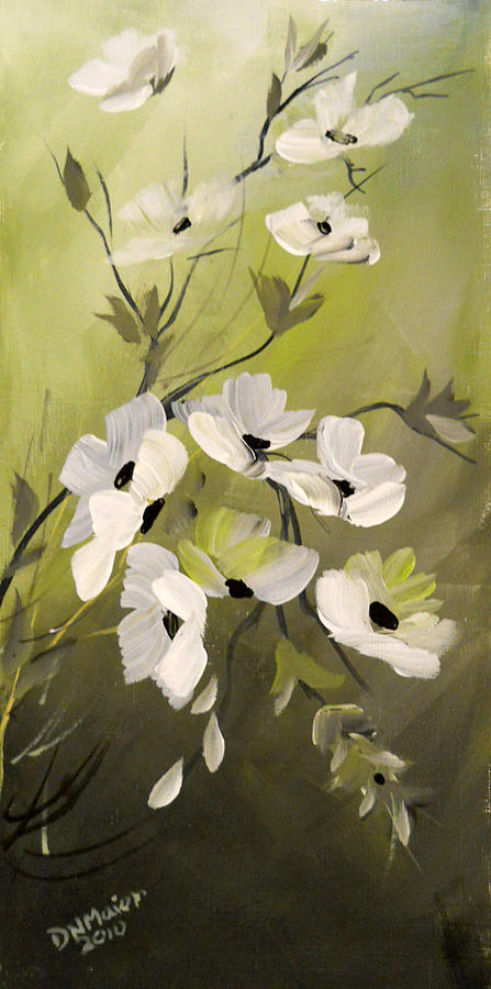 Valentines Day Painting - Spring Flowers by Dorothy Maier