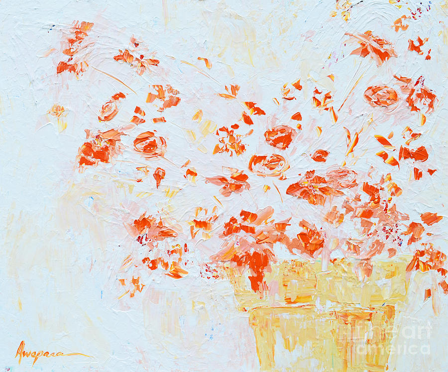 Spring Flowers III Painting by Patricia Awapara