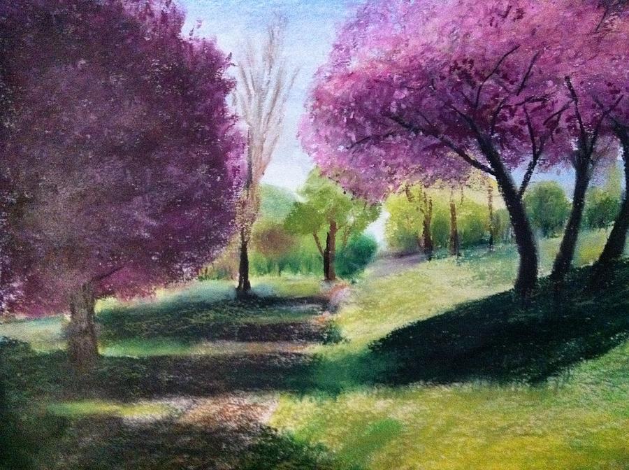 Spring  Painting by Giti Ala