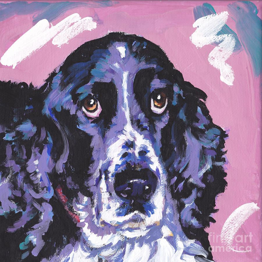 Dog Painting - Spring Has Sprung by Lea S