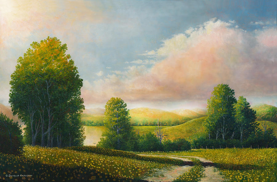 Spring Hills Painting by Douglas Castleman