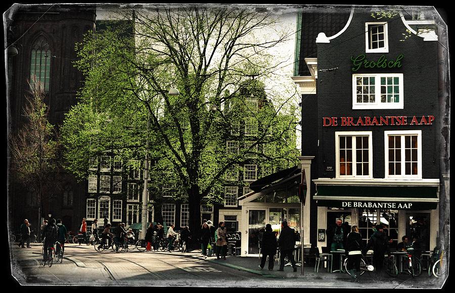 Spring in Amsterdam. Vintage Amsterdam. Old Cards Photograph by Jenny Rainbow