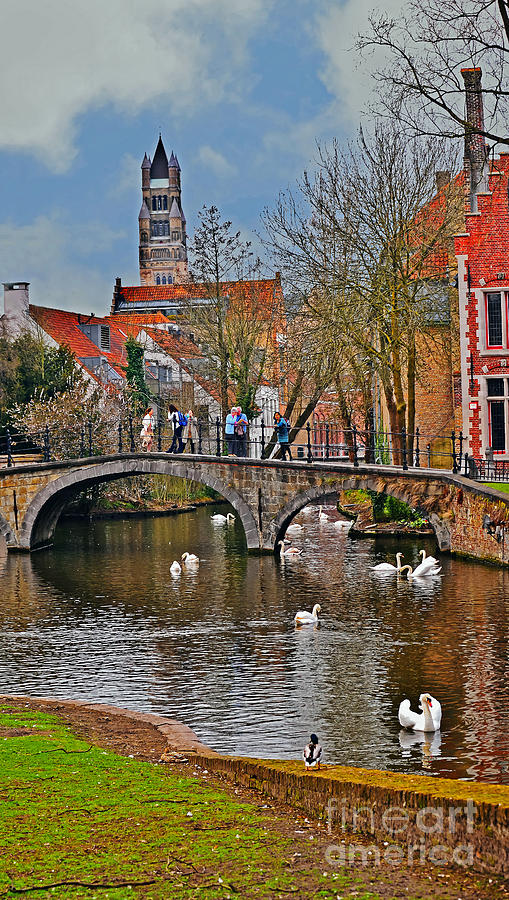 Spring in Bruges Photograph by Elvis Vaughn