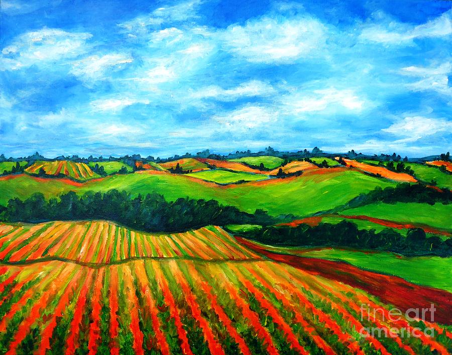 Spring in Prince Edward Island Painting by Cristina Stefan