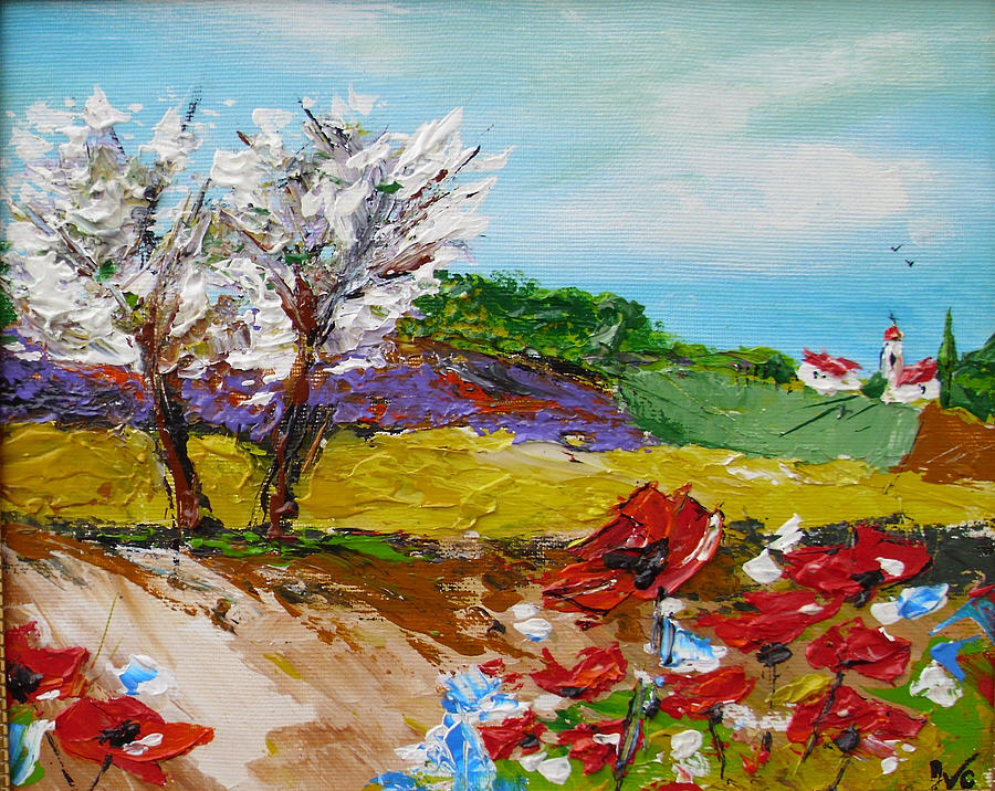 Spring Painting - Spring in provence by Ivaylo Georgiev