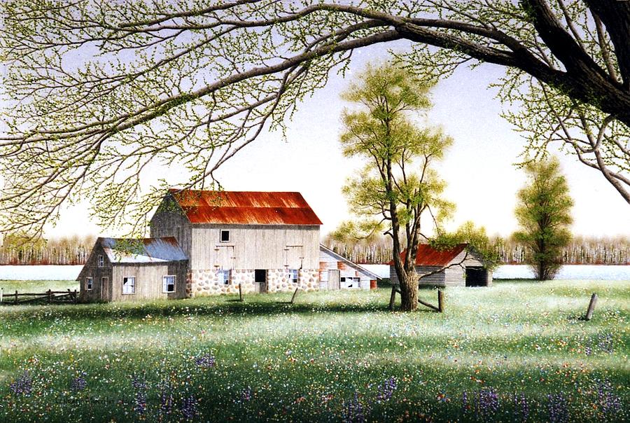 Spring in the Country Painting by Conrad Mieschke