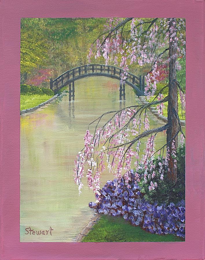 Spring In The Garden Painting by William Stewart