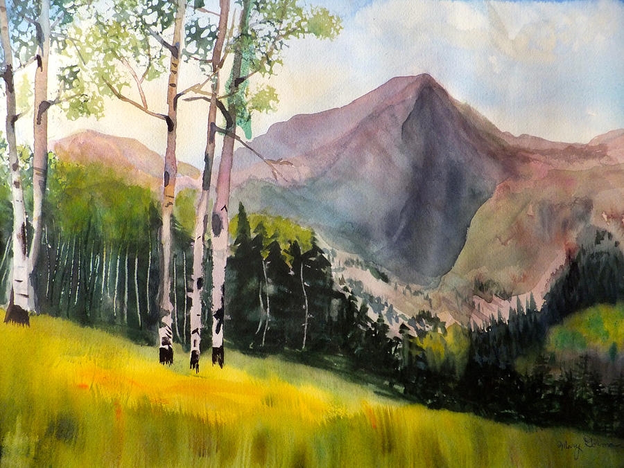 Spring in the Rockies Painting by Mary Gorman